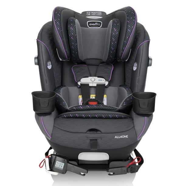 Evenflo All4One AllInOne Convertible Car Seat with SensorSafe (Ophelia Purple)