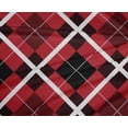 thumbnail image 4 of oneOone Polyester Lycra Red Fabric Argyle Check Quilting Supplies Print Sewing Fabric By The Yard 56 Inches Wide, 4 of 4