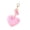 J, variant on Individualized Letter Plush Heart Keychain For Couples Friend Unique Gift Stylish Bag Ornament