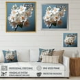 thumbnail image 4 of Designart "Still Life Photography Of White Orchids IV" Orchids Floater Framed Canvas Wall Art, 4 of 5