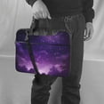 thumbnail image 6 of ZICANCN Laptop Case 14 inch, Purple Sky With Stars Work Shoulder Messenger Business Bag for Women and Men, 6 of 9