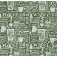 thumbnail image 5 of oneOone Cotton Poplin Twill Olive Green Fabric Nostalgia Coffee Dress Material Fabric Print Fabric By The Yard 56 Inch Wide-Q2, 5 of 6