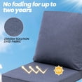 thumbnail image 3 of Pellebant Outdoor Seat Cushion Set 21 x 22 Inch Deep Seat & Back Cushion for Chair Sofa Couch, Blue, 3 of 8