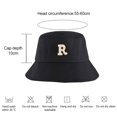 thumbnail image 2 of Circunferencia del sombrero de 55-60 cm, circunferencia de la cabeza grande, sombrero de pescador, gorro de lavabo para mujer, sombrero para el sol con protección solar, 2 of 5