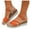 Orange, variant on Braided Platform Wedge Sandals for Women 2025 Boho Woven Beach Espadrilles High Heels Dressy Sandals