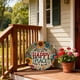 thumbnail image 5 of Bienvenido a mi lugar feliz: letrero personalizable para colgar en la puerta, para interiores y exteriores, con mensaje inspirador, 5 of 7