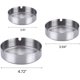 thumbnail image 5 of Paquete de 3 ceniceros para cigarrillos, accesorios para fumar para regalo del día del padre, juego de bandeja de ceniza redonda de acero inoxidable para mesa, para el hogar, hotel, restaurante, 5 of 5