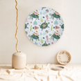 thumbnail image 5 of Daiia Turtle and Sea Life Printed Pattern Ceramic Plate Dinner Plates Bone China Decorative Plates with Display Stand Art Ceramic Ornaments for Wall Hanging Decoration-7in, 5 of 6