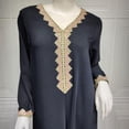 thumbnail image 4 of Kyusrd Robe Tunique d'Automne pour Femmes Robe Maxi Robe d'Automne et d'Hiver pour Femmes Mode Musulmane en Dentelle Robe de Style Ethnique, 4 of 6