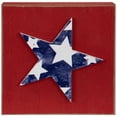 thumbnail image 6 of Northlight Stars and Stripes Americana Wooden Plaques - 4.25" - Red, White and Blue - Set of 3, 6 of 7
