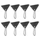 thumbnail image 1 of Uxcell 8Pcs Ganchos Deslizantes de Extrusión, Gancho Móvil de Plástico con Hebilla de Resorte para Perfil de Extrusión de Aluminio T-Slot Estándar de la UE 3030/4040, Negro, 1 of 6