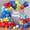 Red Yellow Blue Green, variant on Red White and Blue Balloons Garland Arch Kit 164pcs Balloons Different Sizes 5 10 12 18inch with Confetti Balloons for Labor Day 4th of July Baseball Birthday Party Decorations