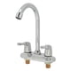 thumbnail image 1 of Grifo para fregadero, 2 asas, 2 agujeros, diseño de placa de cubierta, grifo mezclador para lavabo de agua fría y caliente para baño y cocina, 1 of 10
