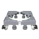 thumbnail image 2 of Base de para lavadora Base móvil Base elevada multipropósito Soporte de lavadora para muebles de baño Dormitorio Hogar Sunnimix Rodillo Móvil, 2 of 8