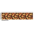 thumbnail image 2 of Ambesonne Kangaroo Fabric by the Yard Upholstery, Animals and Palm Leaves, 5 Yards, Pale Orange Rust, 2 of 4