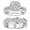 Women's Size 5 & Men's Size 10, variant on Wedding Rings Set His and Her Moissanite 925 Sterling Silver 3PCS Couple Engagement Rings Women Mens Band D Color VVS1 Size 11&9
