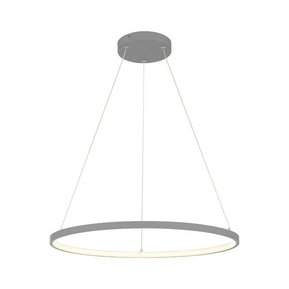 Access Lighting Dual Voltage LED Pendant in Gray Color
