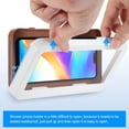 thumbnail image 7 of Shower Phone Holder Waterproof, Anti-Fog Touch Screen Shower Phone Case, Wall Mount Phone Holder for Shower Bathroom Mirror Bathtub, Compatible with 4.7"-6.8" Mobile Phones, 7 of 7