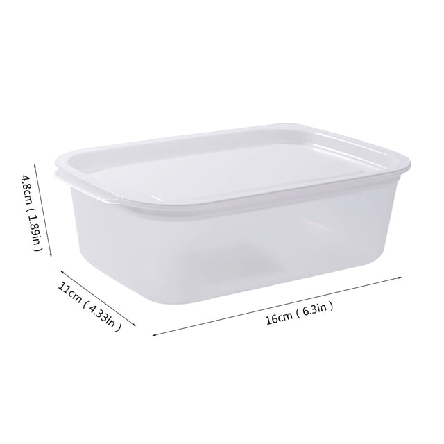 Oleegame 1PC Produce Storage Refrigerator Storage Box Can Be Microwaved Transparent Fresh Keeping Storage Box Kitchen Storage Sealed Jar Fruit And Vegetable Food Sorting And Storage