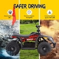 thumbnail image 6 of Arshin 36V Electric 4-Wheeler ATV - Twist-Grip Variable-Speed Acceleration Control, Hand-Operated Disc Brake,Age 13+, 6 of 7