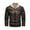 Brown, variant on Men's Faux Fur Leather Jacket Autumn Winter Fleece Lined Coat Vintage Bomber Jacket Heavyweight Warm Motorbike Jacket with Pockets Brown XXL