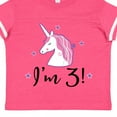 thumbnail image 4 of Inktastic Third Birthday Cute Unicorn Girls Toddler T-Shirt, 4 of 5