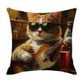 thumbnail image 2 of Linen Pillow Cover for Couch and Bed | Decorative Cushion Case with Invisible Zipper | Machine Washable Throw Pillowcase for Living Room, Bedroom, and Indoor or Outdoor Use, 2 of 6
