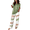 Army-Green, variant on Fantaslook Womens Pajamas Sets Crewneck Short Sleeve Printed 2 Piece Outfits Set Tie Dye Casual Loungewear with Pockets