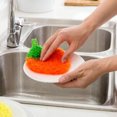thumbnail image 2 of tredstone Kitchen Super Absorbent Microfiber kitchen dish Cloth High -efficiency tableware Household Cleaning Towel kichen tools gadgets orange 1Set, 2 of 6