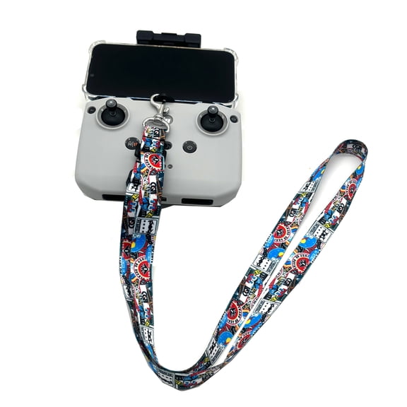Flysimple Adjustable Lanyard for DJI RC-N3/N2/N1 Control, Nylon Neck Strap Belt for DJI Mini 5 Pro/Flip/Neo 2/1/Air 3/3S/2/2S/Mavic 3/Mini 4 3 Pro/MINI 3/4K/2SE/2 No Display Type Remote Controller