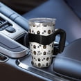 thumbnail image 5 of 40oz Tumbler,Halloween Happy Halloween Pumpkins and Spiders Insulated Tumblers with Removable Handle,Stainless Steel Double Vacuum Coffee Tumbler Cup with Straw for Home,Office,Travel,Party, 5 of 5