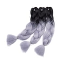 thumbnail image 2 of Ombre Jumbo Braiding Hair Extensions High Temperature Synthetic Ombre Twist Colored Hair, 2 of 6