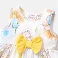thumbnail image 4 of Care Bears 2 Pieces Baby Toddler Girl Cotton Dress Set Ruffle Trim Cardigan and Floral Dress, 4 of 7