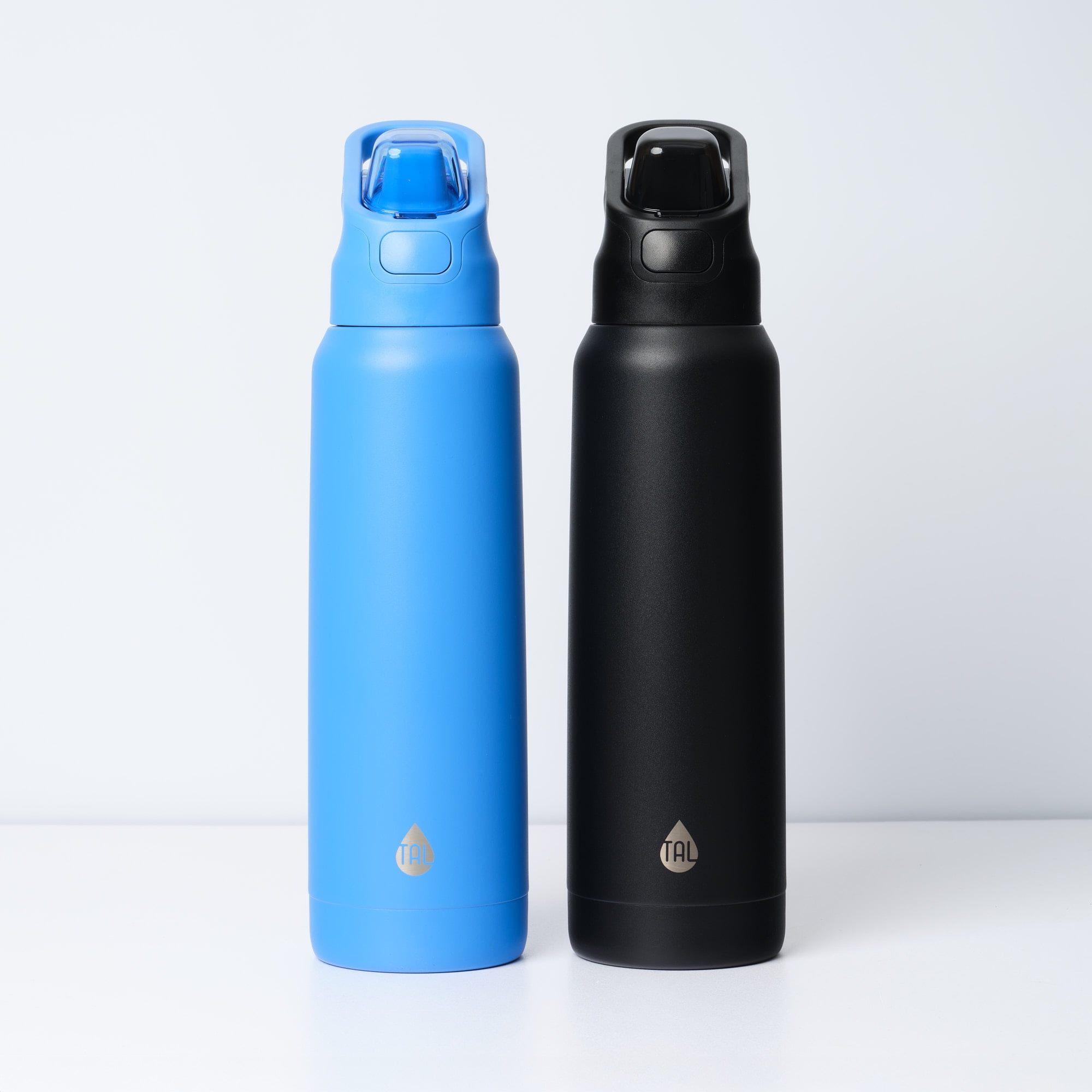 TAL 32oz Stainless Steel Dual Sport Water Bottle with Silicone