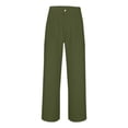 thumbnail image 7 of Men's Khaki Classic Fit Pleat Front Dress Pant Army Green L, 7 of 7