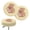 Capybara, variant on ZIATUBLE Ocean Turtle Stool Seat Covers Cushion Foldable Bar Stool Cover Slipcovers 12-14 Inch Kitchen Bar Stool Chair Seat Cover 2 Pieces Easy to Install Circle Stool Seat Covers