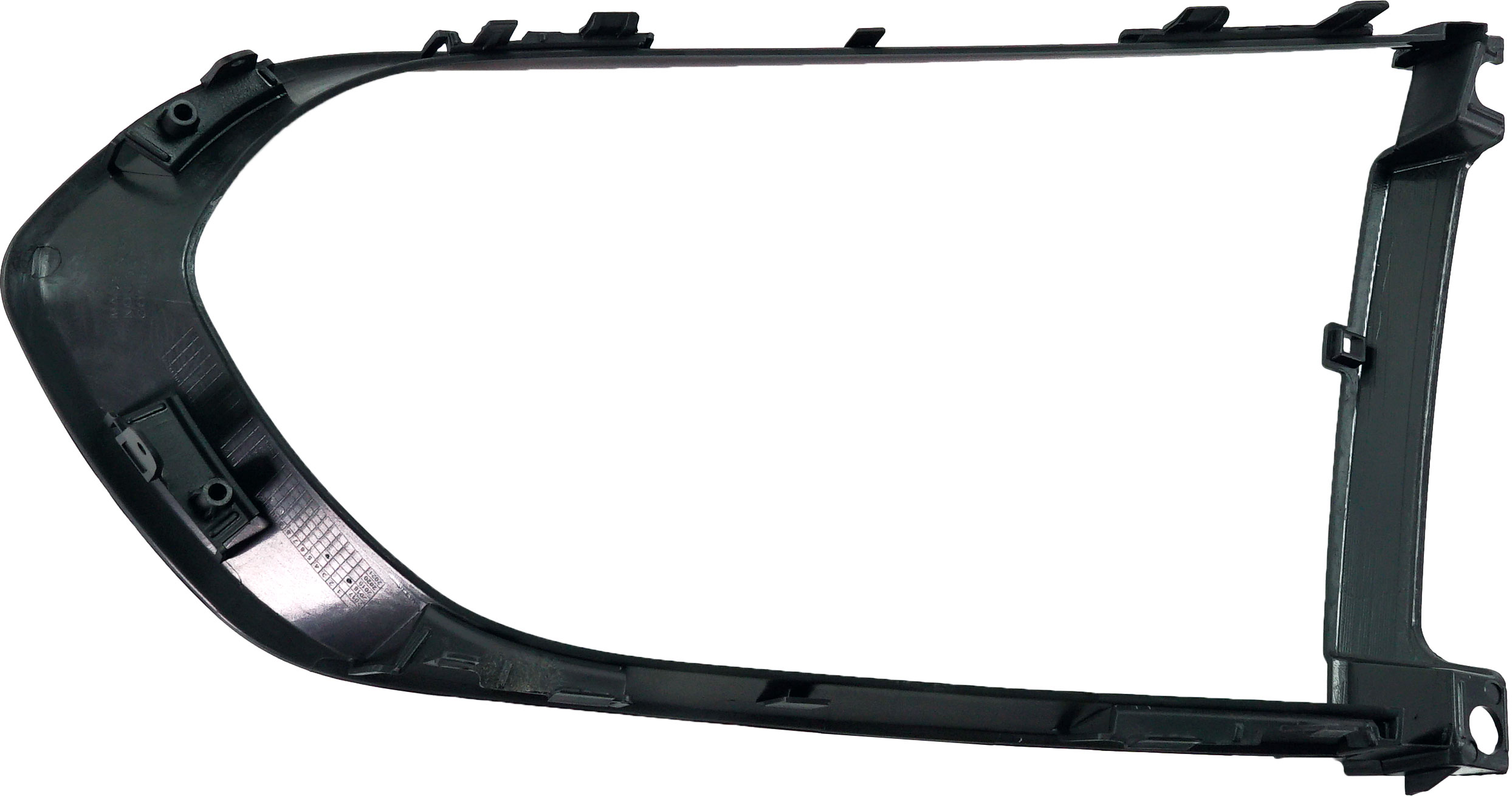 Grille Trim Compatible with 2017-2020 Jaguar F-Pace Right Passenger Painted Black