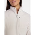 thumbnail image 5 of Ozark Trail Women's and Women's Plus Mock Neck Fleece Jacket, Sizes XS-2X, 5 of 6