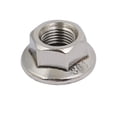 thumbnail image 3 of 12pcs M10 x 1mm Pitch Metric Fine Thread 304 Stainless Steel Hex Flange Nut, 3 of 4