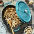 thumbnail image 4 of Staub Cast Iron Oval Cocotte, Dutch Oven, 5.75-quart, serves 5-6, Made in France, Turquoise, 4 of 4