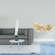 thumbnail image 2 of Lámpara De Pie Nórdica Con Pantalla Y Escultura Artística De Flores Y Hojas De Metal, Ideal Para Comedor Y Hogar., 2 of 8