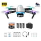 thumbnail image 5 of Dron Teledirigido Evitación de obstáculos LED 2.4GHz FPV RC Quadcopter (Cámara dual 3 Batería gris), 5 of 9