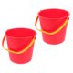 thumbnail image 2 of 2 cubos de arena para playa, cubos de agua para playa, juguetes con asa, 2 of 6