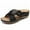 Black, variant on Sandals for Women 2025 Open Toe Flat Shoes Cross Strap Breathable Sandals Casual Summer Beach Shoes