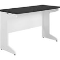 thumbnail image 1 of Table de Travail de Pont de Poursuite de Meubles Altra en Blanc et Gris, 1 of 10