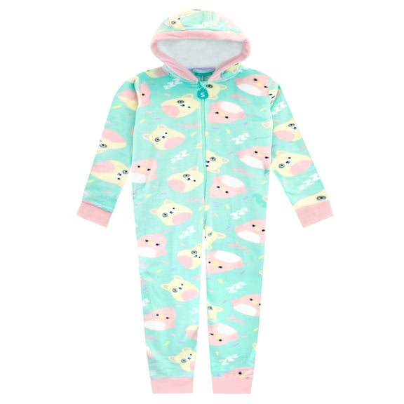 Squishmallows Girls Fleece Onesie Sizes 6 to 14