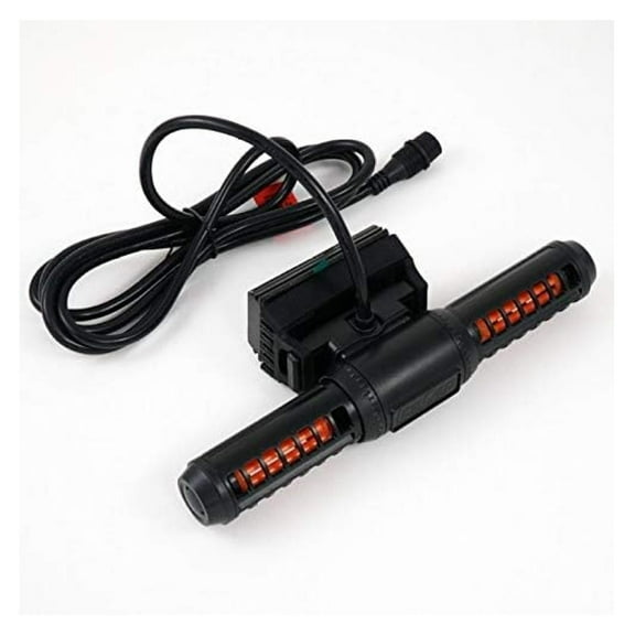2K Gyre Flow Pump - Aquarium Circulation Wavemaker - 20-90  Gallon Tanks - Powerful Flow, Direct Drive Compatible, Includes Orange & Black Propellers
