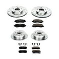 thumbnail image 3 of PowerStop Front and Rear Z23 Evolution Sport Carbon-Fiber Ceramic Brake Pad and Drilled & Slotted Rotor Kit Fits: MITSUBISHI Select Models K2395, 3 of 10