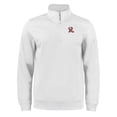 thumbnail image 2 of Unisex Cutter & Buck White Frisco RoughRiders Clique Lift Eco Performance Half-Zip Pullover Top, 2 of 3