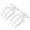 White, variant on 2 Pieces Salad Hands Multifunctional Salad Mixing Kitchen Utensil Tossing Tool Tool Salad Tongs Fruit Claw Salad Accessories